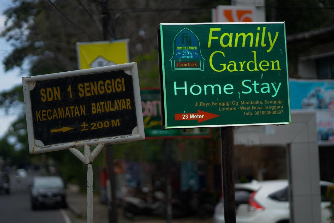Family Garden Homestay Senggigi Bagian luar foto